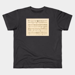 Beethoven | Moonlight Sonata | Original manuscript score Kids T-Shirt